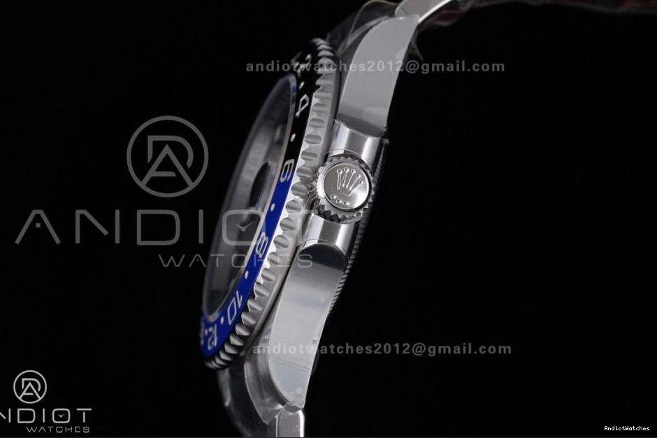 904L ARF SS Batman Edition 1:1 GMT V Oyster Best Bracelet SH3285 BLNR 126710 New Master On Sleek II 851 0213